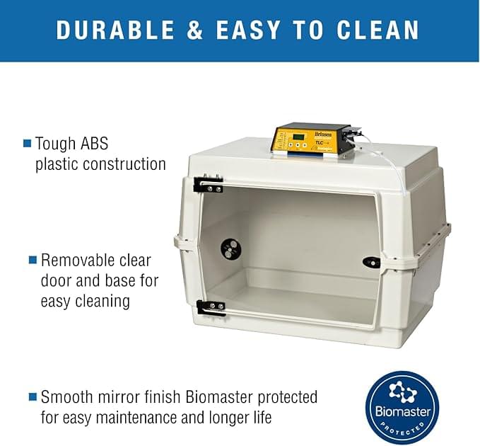 Brinsea TLC-50 Zoologica II Large Bird Brooder & Pet Recovery Incubator with Humidity Control for Sick Animals, Ideal for Large Birds, Newborn Puppies, Kittens, and Small Animals - Image 4