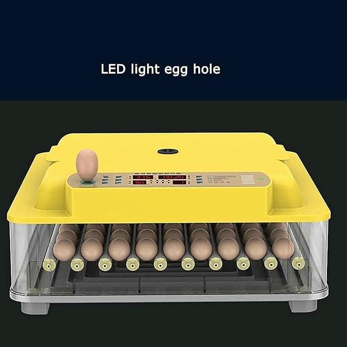 Digital Egg Incubator – Fully Automatic Egg Turning for Hatching Chickens, Ducks, Birds, Quail, Parrots, Pigeons – 56 Egg Capacity, Dual Power Options Available - Image 5