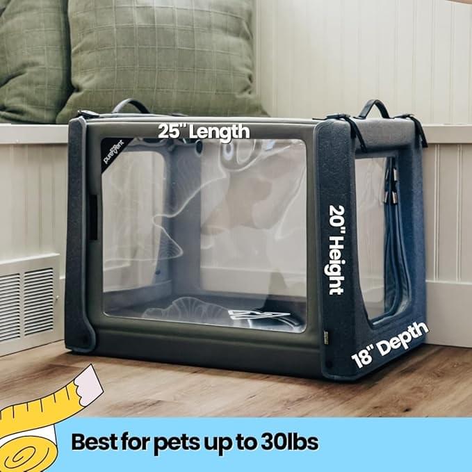 PureVent Pet Oxygen Chamber – Safe Veterinary-Grade Oxygen Therapy Cage for Dogs, Cats, Birds and Animals – Built-in Ventilation for Pets up to 30lbs - Image 7