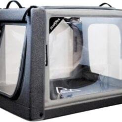 PureVent Pet Oxygen Chamber – Safe Veterinary-Grade Oxygen Therapy Cage for Dogs, Cats, Birds and Animals – Built-in Ventilation for Pets up to 30lbs