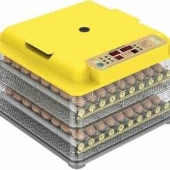 Digital Egg Incubator – Fully Automatic Egg Turning for Hatching Chickens, Ducks, Birds, Quail, Parrots, Pigeons – 56 Egg Capacity, Dual Power Options Available