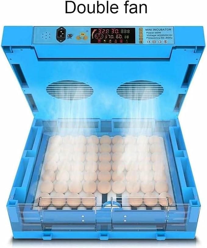 Egg Incubator, Egg Incubator with Automatic Egg Turning for Hatching Eggs Holds 128 Eggs Temperature Control Poultry Chicken Chick Duck Machine - Image 3