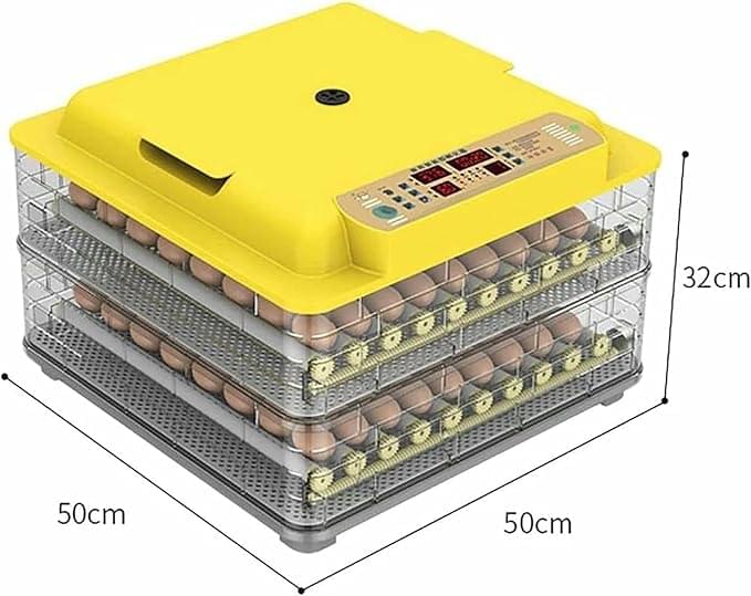 Digital Egg Incubator – Fully Automatic Egg Turning for Hatching Chickens, Ducks, Birds, Quail, Parrots, Pigeons – 56 Egg Capacity, Dual Power Options Available - Image 7