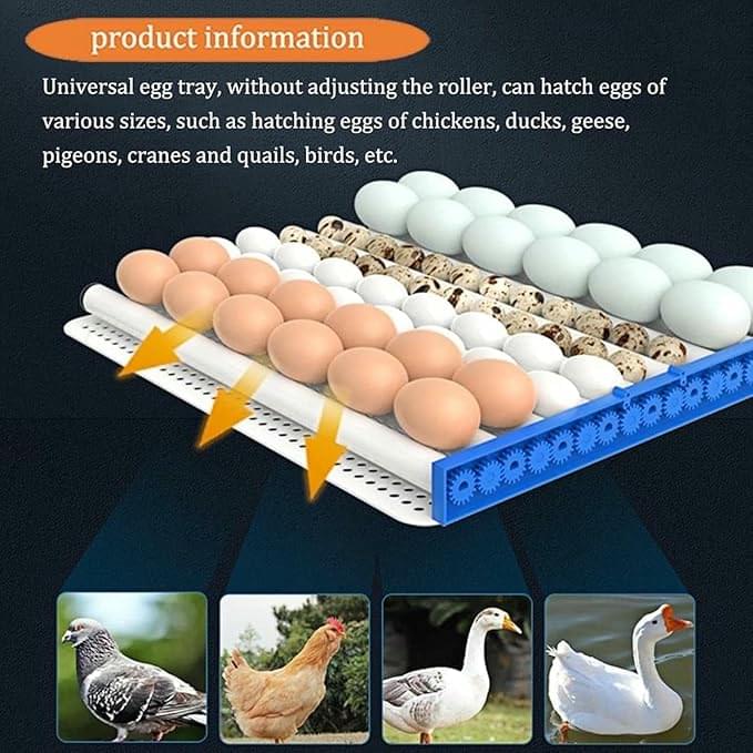 320 Egg Incubator Automatic Turner Big Chicken Incubator Digital Incubators Poultry Hatcher for Hatching Chicken Duck Goose Quail Birds Temperature Control - Image 5
